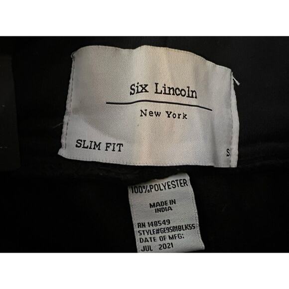 SIX LINCOLN NEW YORK,WOMEN`S‎ Slim Fit Joggers Size Small Black MSRP $68 NWT - Picture 6 of 9